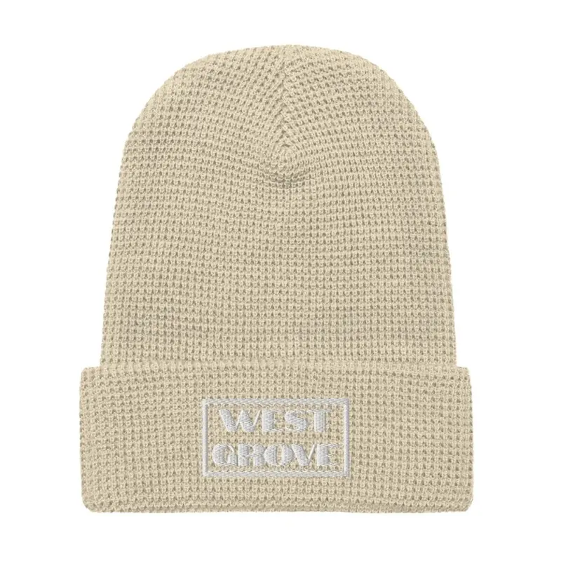 WGC West Grove Label logo beanie